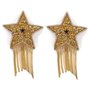Пестис-зірки з бахромою JSY Nipple Sticker RT236112 Gold, стікери