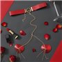 Пестис-сердечка з ланцюжками та чокером JSY Nipple Sticker RT236114 Red