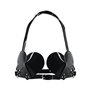 Ліф Серце Feral Feelings - Hearts Bra Black