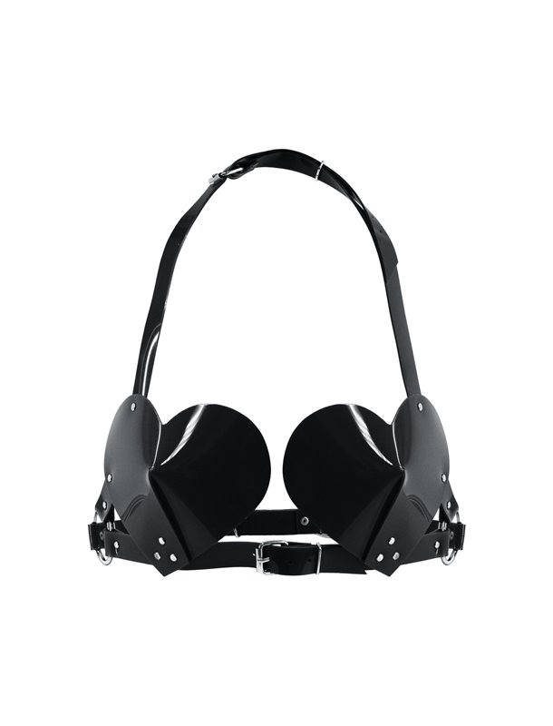 Ліф Серце Feral Feelings - Hearts Bra Black