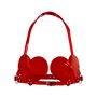 Ліф Серце Feral Feelings - Hearts Bra Red Trasparent