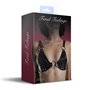 Ліф з натуральної шкіри Feral Feelings - Bikini Top Black