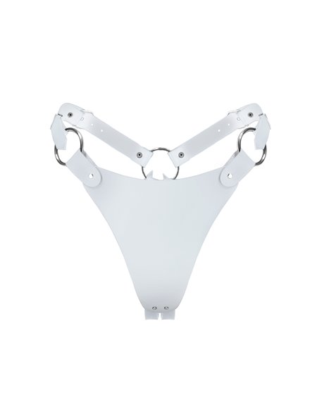 Трусики з натуральної шкіри Feral Feelings - String Bikini White SO9424 Feral Feelings (Україна) фото - Luxbikini
