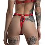 Трусики з натуральної шкіри Feral Feelings - String Bikini Red SO9425 Feral Feelings (Україна) фото - Luxbikini