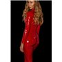 Комбінезон лакований D&A Annette, XL, червоний