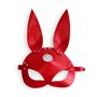 Шкіряна маска Зайчика Art of Sex - Bunny mask, колір Червоний