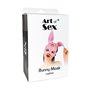 Шкіряна маска Зайчика Art of Sex - Bunny mask, колір Червоний
