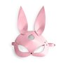 Шкіряна маска Зайчика Art of Sex - Bunny mask, колір Рожевий
