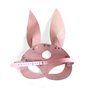 Шкіряна маска Зайчика Art of Sex - Bunny mask, колір Рожевий
