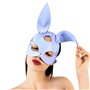 Шкіряна маска Зайчика Art of Sex - Bunny mask, колір Лавандовий