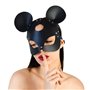 Шкіряна маска мишки Art of Sex - Mouse Mask, колір Чорний
