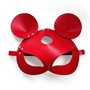 Шкіряна маска мишки Art of Sex - Mouse Mask, колір Червоний