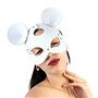 Шкіряна маска мишки Art of Sex - Mouse Mask, колір Білий