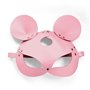 Шкіряна маска мишки Art of Sex - Mouse Mask, колір Рожевий