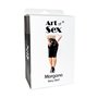 Сексуальна вінілова спідниця Art of Sex - Morgana з вирізом і шнурівкою, колір чорний, розмір XL SO9675 Art of Sex (Україна) ...