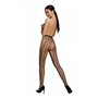 Еротичні колготки-бодістокінг Passion ECO S007 black SO9708 Passion (Польща) фото - Luxbikini
