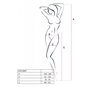 Еротичні колготки-бодістокінг Passion ECO S007 black SO9708 Passion (Польща) фото - Luxbikini