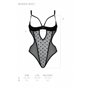 Еротичне боді Passion MARINA BODY, XXL/XXXL, black, з відкритими чашками