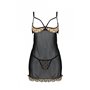 Еротичний пеньюар Passion MARINA CHEMISE, XXL/XXXL, beige