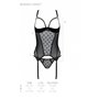 Корсет Passion MARINA CORSET, L/XL, black, з відкритими чашками