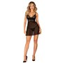 Еротичний комплект Obsessive Chemeris babydoll & thong M/L, пеньюар та стрінги SO9759 Obsessive (Польща) фото - Luxbikini