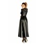 Сукня-плащ з мокрим ефектом Noir Handmade F128C Powerwetlook gown coat, XL SX0016 Noir Handmade (Польща) фото - Luxbikini