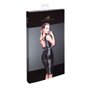 Спідниця-олівець зі шнурівкою Noir Handmade F152 Powerwetlook pencil skirt, M, з мокрим ефектом