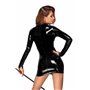 Сукня з мокрим ефектом Noir Handmade F187 PVC mini dress, S