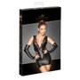 Сукня з мокрим ефектом Noir Handmade F212 Powerwetlook and lace minidress, S
