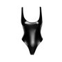 Боді з мокрим ефектом Noir Handmade F244 Powerwetlook body with high cut bottom hem, M