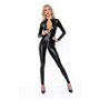 Комбінезон з мокрим ефектом Noir Handmade F293 Powerwetlook catsuit with front zipper, XL