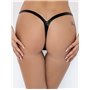 Трусики Noir Handmade P010 Powerwetlook thong, XXL, під латекс, високі вирізи, відкриті сідниці SX0205 Noir Handmade (Польща)...