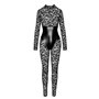 Комбінезон Noir Handmade F299 Enigma, 3XL, мереживо, довгий рукав, імітація корсета, доступ