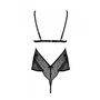 Боді Passion AMBERLY BODY black, XXL/XXXL, відкрита спина, низ стрінги