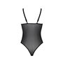 Боді Passion KERRIA BODY black, L/XL, з високими вирізами та верхом балконет
