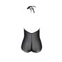 Боді Passion LEAFA BODY black, XXL/XXXL на зав'язках, м'яка чашка, низ у вигляді шортиків