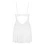 Пеньюар Obsessive Alissium chemise & thong, XS/S, мереживний ліф, стрінги в комплекті SX0606 Obsessive (Польща) фото - Luxbikini