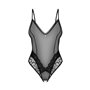 Тедді з доступом Obsessive Blomentis crotchless teddy, M/L, прозоре, відкрита спина, низ-стрінги