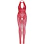 Бодістокінг Leg Avenue Rhinestone Lace and Net, One Size, червоний, зі стразами, відкритий доступ SX1039 Leg Avenue (США) фот...