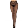Стрип-колготки Leg Avenue Crotchless Net Tights with Heart Backseam, One Size, чорні, з доступом SX1051 Leg Avenue (США) фото...