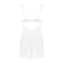 Сорочка Obsessive Amor Blanco underwire chemise & thong white L/XL SX1127 Obsessive (Польща) фото - Luxbikini
