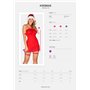 Сорочка Obsessive Kissmas chemise red L/XL SX1157 Obsessive (Польща) фото - Luxbikini