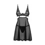 Бебі-дол Obsessive Nutris babydoll & thong XS/S SX1163 Obsessive (Польща) фото - Luxbikini