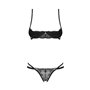 Комплект Obsessive Nutris 2-pcs crotchless set M/L SX1170 Obsessive (Польща) фото - Luxbikini