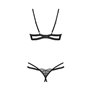 Комплект Obsessive Nutris 2-pcs crotchless set M/L SX1170 Obsessive (Польща) фото - Luxbikini