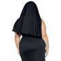 Костюм монашки-грішниці Leg Avenue Sultry Sinner 1X-2X, сукня, головний убір, комір