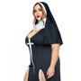 Костюм монашки-грішниці Leg Avenue Sultry Sinner 1X-2X, сукня, головний убір, комір