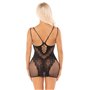 Сукня Leg Avenue Lace and Net Mini Dress with Dual Strap One Size, Black