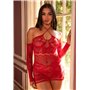 Сукня Leg Avenue Seamless Off The Shoulder Mini Dress One Size, Red