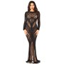 Сукня Leg Avenue Lace and Net Bodycon Gown One Size, Black